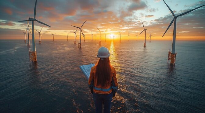 洋上風力発電と環境保護: 二兎を追う技術革新